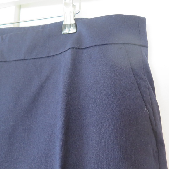 NWT J.Crew Hayden Navy Cropped Trousers, Size 18 - Picture 6 of 13